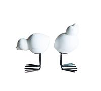 DBKD DBKD Décoration de Pâques Swedish Birds Lot de 2 White