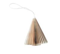 DBKD Décoration de Noël Paper tree 7 cm Sable