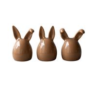 DBKD Lièvres de Pâques Triplets Lot de 3 Noisette brillante