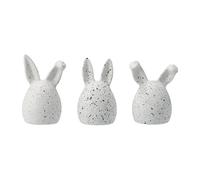 DBKD Lièvres de Pâques Triplets Lot de 3 White dot