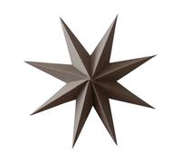 DBKD Suspension décorative Paper winter star Brown. petit. Ø9 cm