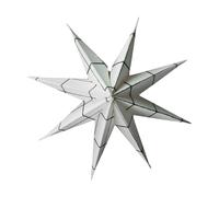 DBKD Suspension décorative Paper winter star Square white. petit. Ø9 cm