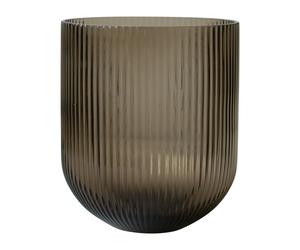DBKD Vase en verre Simple Stripe brown Large