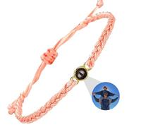 DBLXYAN Bracelet avec image à l'intérieur, bracelet personnalisé avec photo personnalisée, bracelets d'identification pour femmes, cadeaux commémoratifs pour un être cher, Medium, Argent sterling,