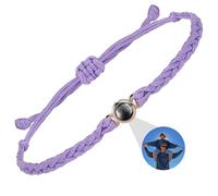 DBLXYAN Bracelet avec image à l'intérieur, bracelet personnalisé avec photo personnalisée, bracelets d'identification pour femmes, cadeaux commémoratifs pour un être cher, Medium, Argent sterling,
