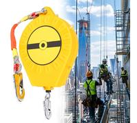 DBMGB Antichute a Rappel Automatique, Stop Chute Harnais Rétractable (3m)