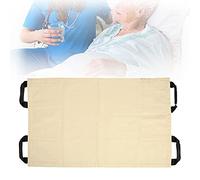 DBMGB Drap de Glisse Drap de Transfert, Ceinture de Levage du Patient avec Confortable Poignées, Couverture de Transfert pour Personne Âgée/handicapé, Pur Coton, Léger et Respirant, Charge-130kg