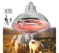 DBMGB Lampe Chauffante Poussin avec Thermostat, Lampe Infrarouge Chauffante Poussin, Lampe Chauffante Animaux pour Chiots et Tortue (200W-400W)