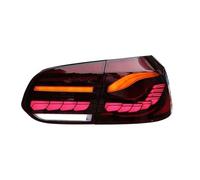 DBMNJKG Accessoires de feux arrière de voiture compatibles avec VW Golf 6 2010-2014, feux de brouillard arrière DRL, clignotants, feux de freinage, Plug and Play(1 pair red)