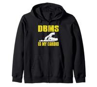 DBMS Est Mon Cardio Humour Informatique Clavier Sweat à Capuche