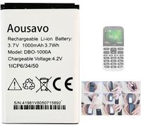 DBO-1000A Batterie de Rechange Compatible avec Doro téléphone 2820,2800,2880,1370 1372 2404 5860 6040 6060 6820 6880 7000H 7439 Doro 2880 4G.[O221]