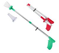 DBOO Lot de 2 attrape-araignées pliables avec long manche extensible de 82,5 cm - Piège efficace pour araignées, papa, longues jambes, guêpes, abeilles, mites, insectes
