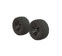 Dboots 'fortress Mt' Tire Set Glued Gun Metal (2) - Arrma