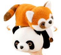 DBPBToU Peluche Panda 35/50/70 cm 2 in 1 Réversibles Peluche pour Enfants, Cadeaux en Garçons et Filles (70 cm)