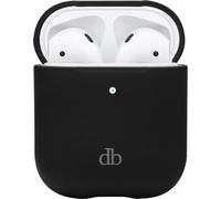 dbramante1928 Costa Rica - Couvercle de boîtier pour boîtier de chargement des écouteurs sans fil - silicone, plastique recyclé - noir nuit - pour Apple AirPods (2e génération) G