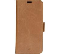 Copenhagen Slim - Etui à rabat pour téléphone portable - cuir fleur - brun clair - pour Apple iPhone 14 Plus