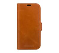 Copenhagen - Etui à rabat pour téléphone portable - cuir fleur - brun clair - pour Apple iPhone 15 Pro
