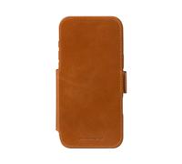 19twenty8 Étui à rabat Copenhagen – cuir pleine fleur brun clair – pour Apple iPhone 17 Pro Max