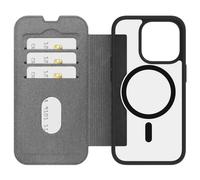 DBRAMANTE1928 Étui folio Helsinki iPhone 15 Plus en cuir végétalien MagSafe Clair