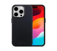 Roskilde - Coque de protection pour téléphone portable - compatibilité avec MagSafe - cuir pleine fleur - noir - pour Apple iPhone 15 Pro Max