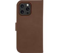 Etui pour iPhone 16 Pro Max Compatible MagSafe Folio 2 en 1 Modèle Lynge Marron