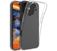 dbramante1928 Nuuk Housse Transparent pour iPhone 16 (6.1") - Plastique Recyclé 100% - Résistant Impacts et Rayures - Certifié GRS