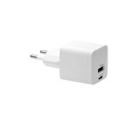 dbramante1928 CH18EUWH7095 Chargeur Secteur Universel 25W Max - 1x USB 2.0, 1x USB-C - Intérieur - 110-240V - Blanc - Certifié CE/FCC/RoHS