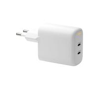 dbramante1928 CH45EUWH7113 Chargeur Secteur Universel 45W, 2 ports USB-C, 110-240V, Blanc, Certifié CE/FCC/RoHS, Plastique, Intérieur