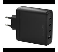 dbramante1928 CI14EUBL7231 : Chargeur secteur 140W, 3x USB-C (140W/100W/100W), 1x USB-A 22.5W, Noir, pour Ordinateur portable/Smartphone/Tablette