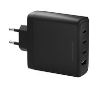 re-charge - Adaptateur secteur - 140 Watt - 4 connecteurs de sortie (3 x USB-C, USB) - noir