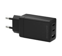 Chargeur Secteur dbramante1928 CI65EUBL7229 65W Max, Double USB-C (65W + 20W), USB-A 18W, Compatible Ordinateur Portable, Smartphone, Tablette, Noir