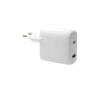 dbramante1928 CI65EUWH7100 Chargeur Secteur Universel 65W Blanc - 1x USB 2.0, 1x USB Type-C, 110-240V, Compatible Intérieure, Certifié CE/FCC/RoHS