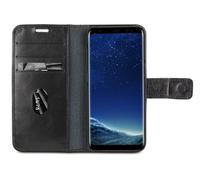 dbramante1928 Copenhagen 2 Flip/Wallet-Cover Etui en cuir véritable pour Samsung Galaxy S8 noir