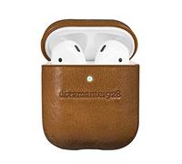 dbramante1928 Étui AirPods Copenhagen – Cuir pleine fleur – Brun clair