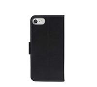 dbramante1928 - Copenhagen Slim Housse pour iPhone SE/8/7/6 - Portefeuille de Protection en Cuir de Haute Qualité - avec Compartiment Carte et Fonction Support - Noir