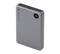 dbramante1928 CP10SLBL7178 Batterie Externe 10000mAh Gris, Recharge Sans Fil 15W, USB-C, Ecran Intégré, 5-9V/2A, 102x67x15mm