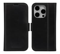 Copenhagen - Etui à rabat pour téléphone portable - cuir pleine fleur - noir