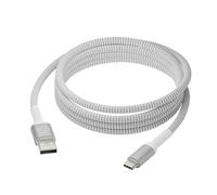 dbramante1928 dbramante1928 re-charge Câble de charge tressé USB-A vers USB-C 2,5 mètres Blanc Blanc