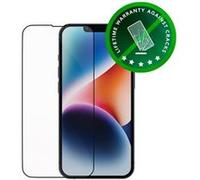 dbramante1928 Eco-shield - Protection d'écran pour téléphone portable - couleur de cadre noir - pour Apple iPhone 13, 13 Pro, 14, 16e