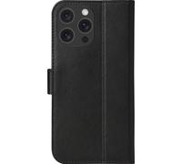 DBRAMANTE1928, Etui à rabat pour iPhone 16 Pro Max, modèle Copenhague avec compartiment pour carte, noir