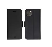 DBRAMANTE1928, Étui folio pour Apple iPhone 14 Plus en cuir Copenhagen avec étui pour carte, noir