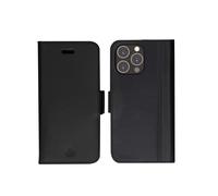 DBRAMANTE1928, Étui folio pour Apple iPhone 14 Pro Max en cuir Copenhague avec porte-carte, Noir