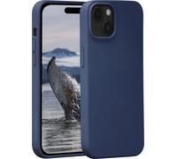 dbramante1928 Etui MagSafe pour iPhone 15 en Silicone recyclé Bleu Anti-poussière