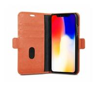 dbramante1928 Étui Portefeuille iPhone XR NEW YORK Cuir Rusty Rose