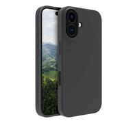 dbramante1928 Greenland Housse Noire pour iPhone 16 (6.1") - Plastique recyclé 100% - Résistance Poussière et Impacts - Compatible Recharge Sans Fil
