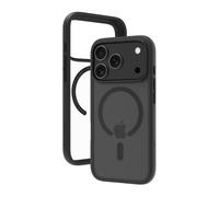 Grenen - Coque de protection pour téléphone portable - compatibilité avec MagSafe - plastique - noir, transparent - pour Apple iPhone 17 Pro