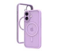 Grenen - Coque de protection pour téléphone portable - compatibilité avec MagSafe - plastique - violet, transparent - pour Apple iPhone 17