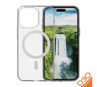 dbramante1928 Iceland Ultra D3O MagSafe coque de protection pour téléphones portables Housse Transparent, Blanc Apple iPhone 15 Pro