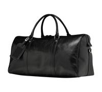 dbramante1928 Sac de voyage Kastrup 2 – 2ème génération, cuir pleine fleur, bandoulière, noir