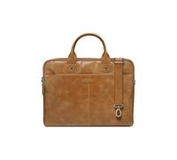19twenty8 Malette cuir teint Kronborg 16" – Compart. 380x270x25mm · Sangle d'épaule amovible